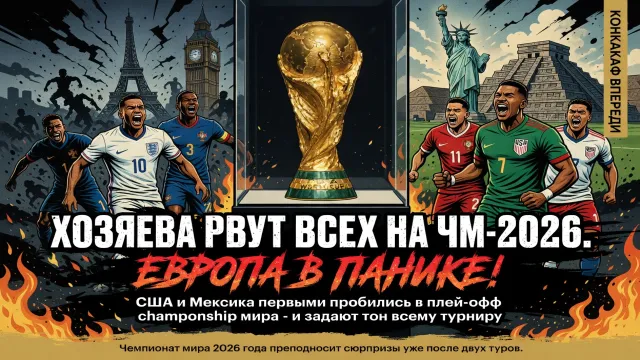 Хозяева рвут всех на ЧМ-2026. Европа в панике!