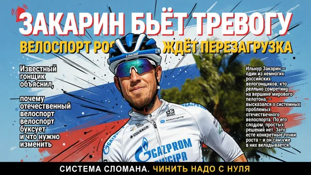 Закарин бьёт тревогу. Велоспорт России ждёт перезагрузка